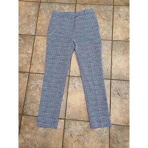 Boss by Hugo Boss Tweed Like Blue/white Womens Size 6 Dress Pants